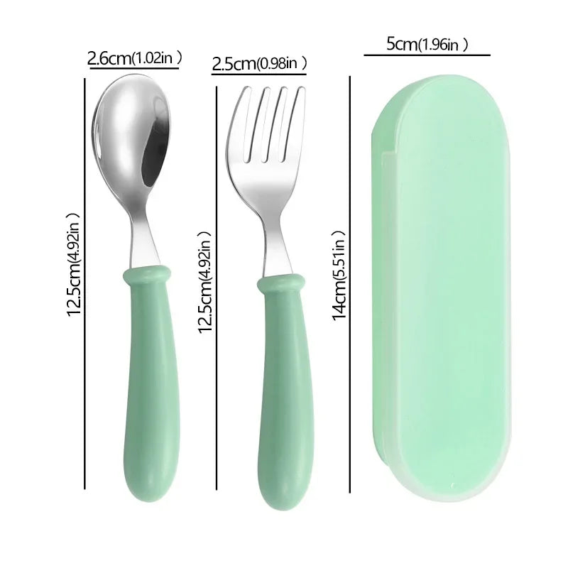 Set de Couverts pour enfants avec boîte de rangement